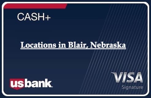 Locations in Blair, Nebraska