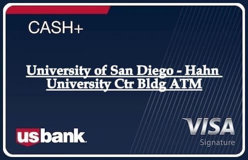 University of San Diego - Hahn University Ctr Bldg ATM