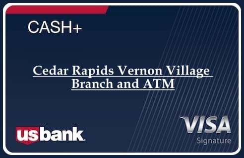 Cedar Rapids Vernon Village Branch and ATM