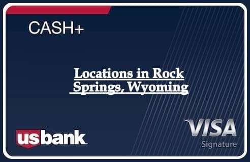 Locations in Rock Springs, Wyoming