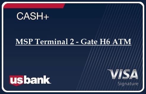 MSP Terminal 2 - Gate H6 ATM