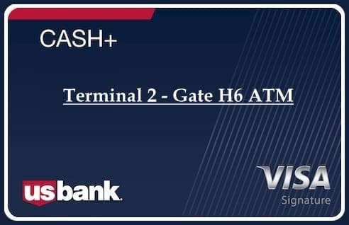 Terminal 2 - Gate H6 ATM